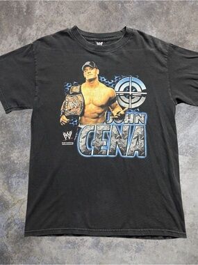 Vintage 2007 Fader WWE John Cena T Shirt